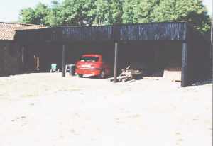 the completed barn